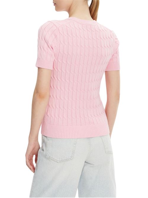 Maglia rosa in cotone Tommy Hilfiger | WW0WW38744TOL